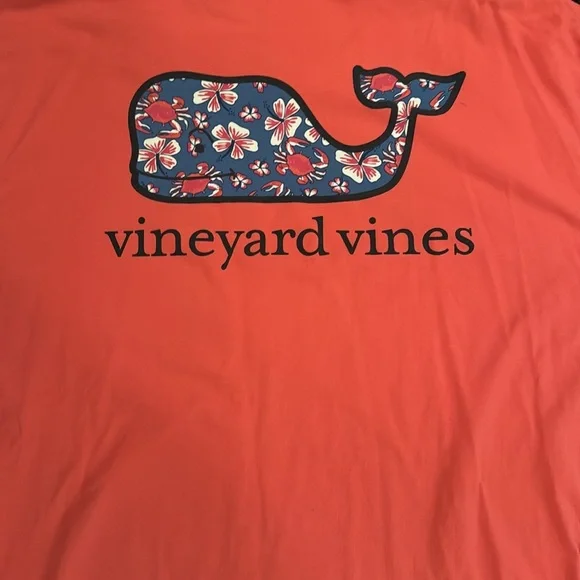 Vineyard Vines Coral Short Sleeve Tee - Picture 8 of 9